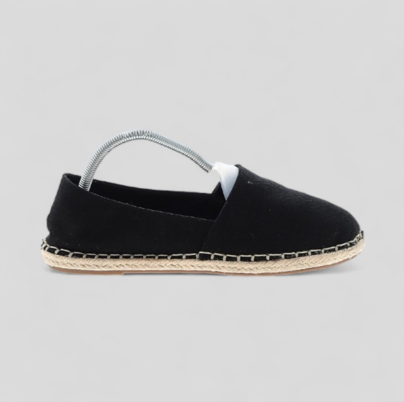 ❤️Old Navy Canvas Slip-on Espadrille Flats in Black - Picture 7 of 10